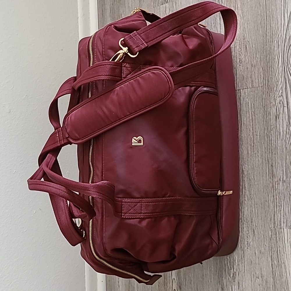 BUFFBUNNY Smoked Cherry Maroon duffle bag Game Changer